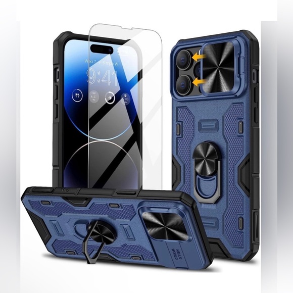 Lot of six (6) iPhone 14 Pro Case Navy Blue - Picture 5 of 9